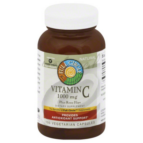 Full Circle Market Vitamin C 1000 mg with Rose Hips Caplets