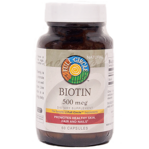 Full Circle Market Biotin 500 mcg Capsules