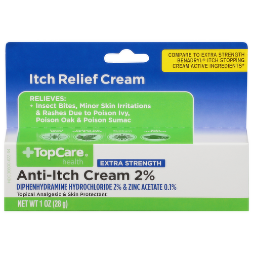 TopCare Extra Strength Anti-Itch Cream 2%