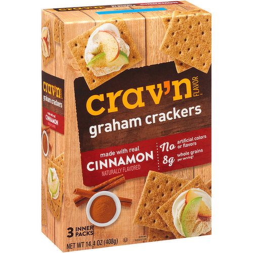 Crav'n Flavor Cinnamon Graham Crackers