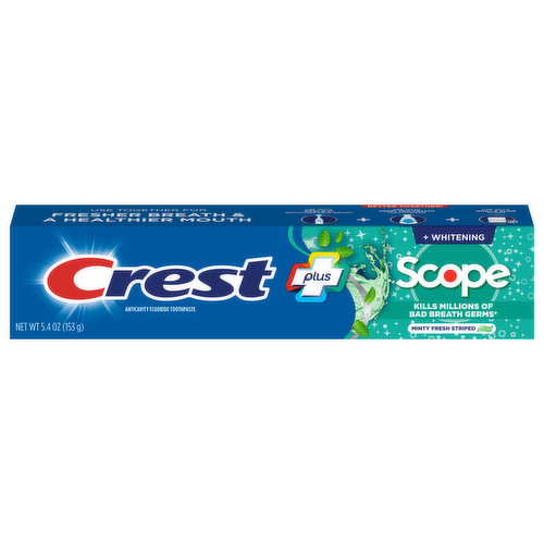 Crest Complete Whitening + Scope Minty Fresh Flavor Toothpaste