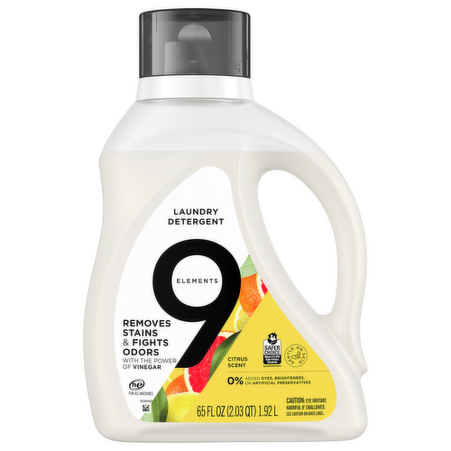 9 Elements Lemon Scent Laundry Detergent