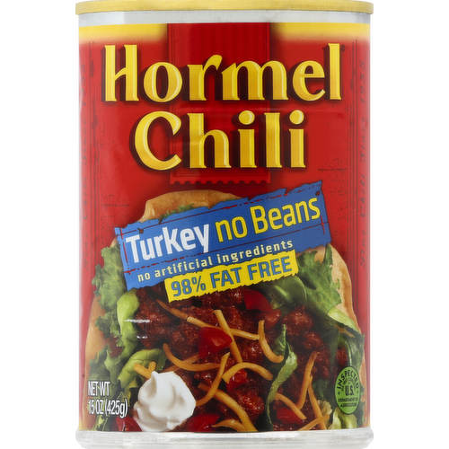 Hormel Chili Turkey with No Beans