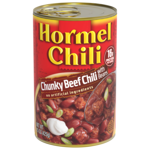 Hormel Chili Chunky with Beef Beans