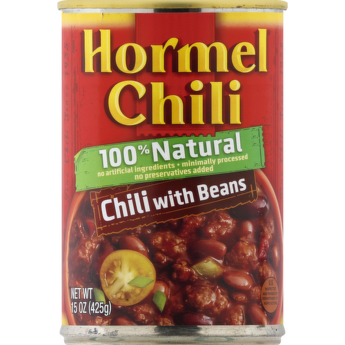 Hormel Chili 100% Natural Chili with Beans