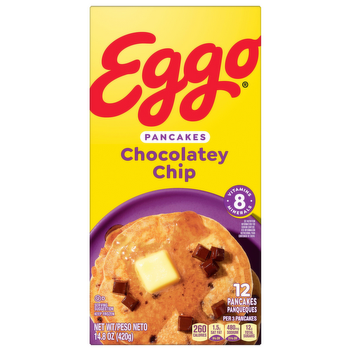 Eggo Chocolatey Chip Pancakes