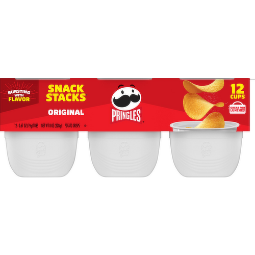 Pringles Snack Stacks Original Potato Crisps Chips