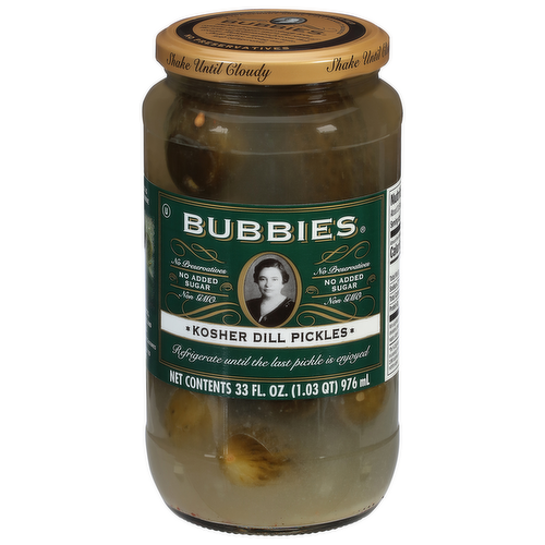 Bubbies Kosher Dill Pickles