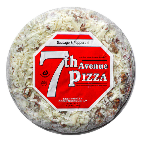 7th Avenue Pizza Sausage & Pepperoni Pizza