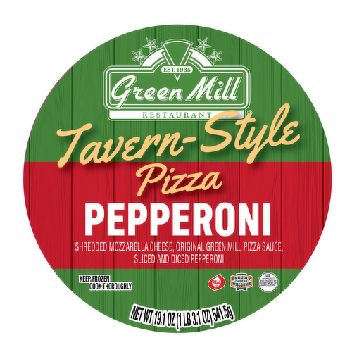 Green Mill Restaurant Tavern-Style Pepperoni Pizza