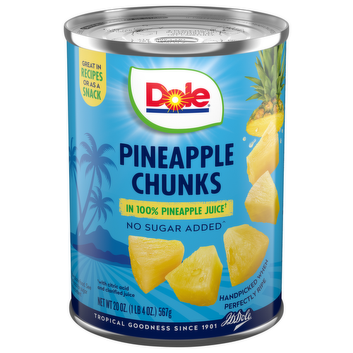 Dole Pineapple Chunks in Pineapple Juice
