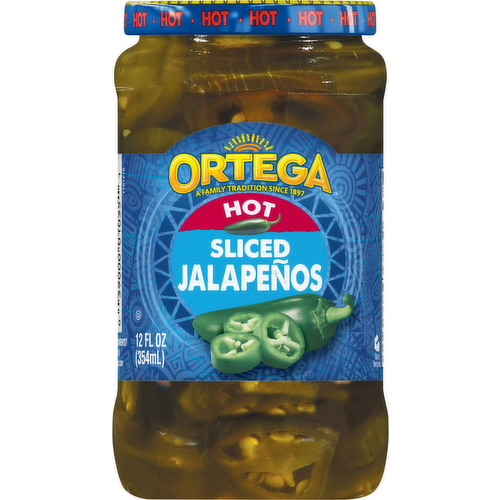 Ortega Sliced Hot Jalapeno Peppers