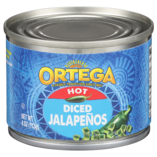 Ortega Hot Diced Jalapenos