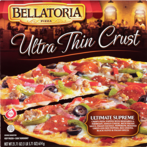 Bellatoria Ultra Thin Crust Ultimate Supreme Pizza