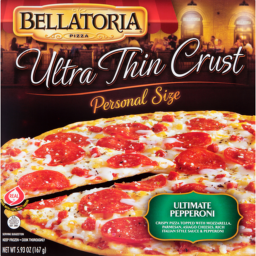 Bellatoria Ultra Thin Crust Ultimate Pepperoni Pizza