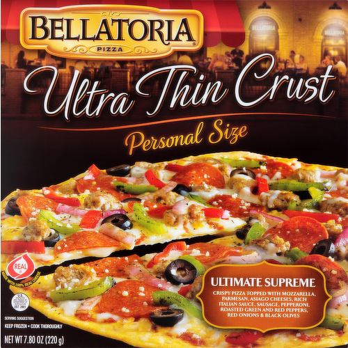 Bellatoria Ultra Thin Crust Ultimate Supreme Pizza