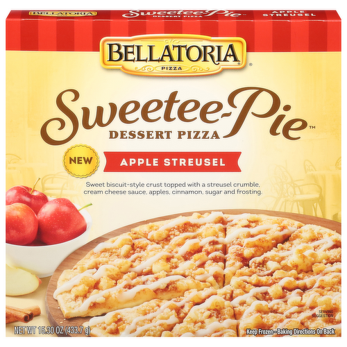 Bellatoria Sweetee-Pie Apple Streusel Dessert Pizza