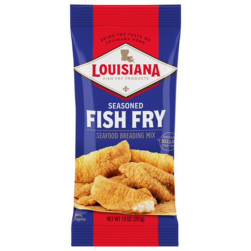 Louisiana Fish Fry Products Seasoned Fish Fry Mix