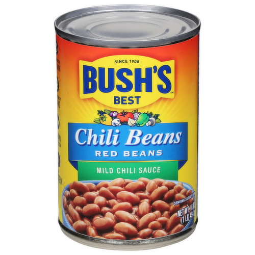 Bush's Best Chili Beans Red Beans in Mild Chili Sauce