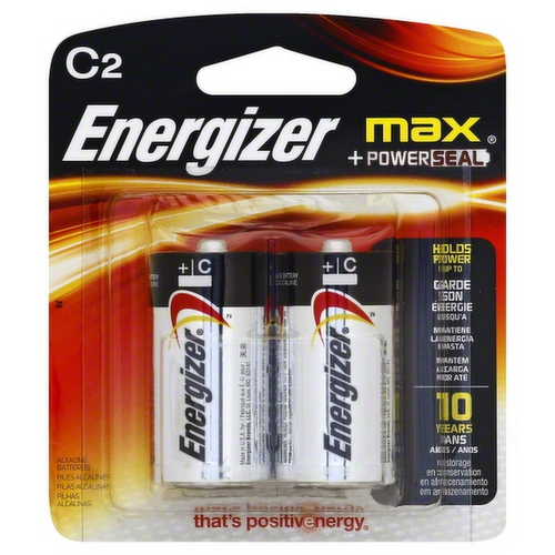 Energizer Max Alkaline C Batteries