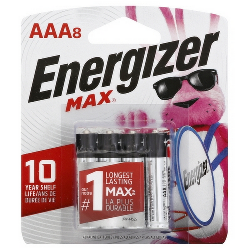 Energizer Max AAA Alkaline Batteries