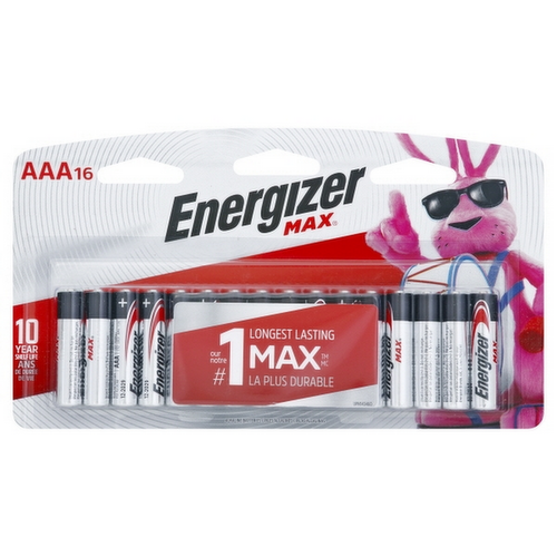 Energizer Everready Max AAA 16 Pack Batteries