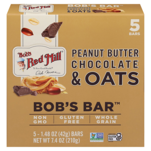 Bob's Red Mill Peanut Butter Chocolate & Oats Bob's Bars