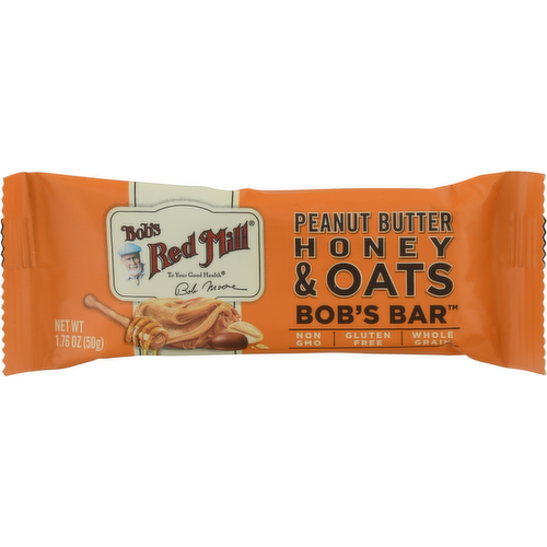 Bob's Red Mill Peanut Butter Honey & Oats Bob's Bar