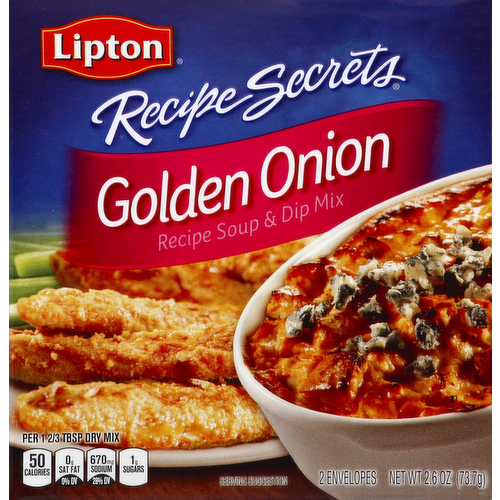 Lipton Recipe Secrets Golden Onion Soup and Dip Mix
