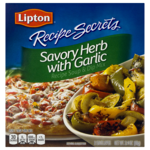 Lipton Recipe Secrets Savory Herb with Garlic Soup and Dip Mix