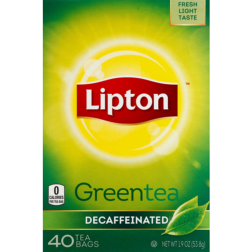 Lipton Decaffeinated Green Tea Bags