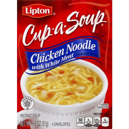 Lipton Chicken Noodle with White Meat Cup-a-Soup