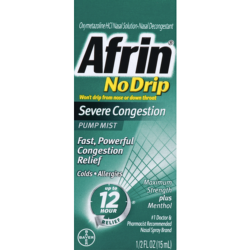 Afrin No Drip Severe Congestion Nasal Spary