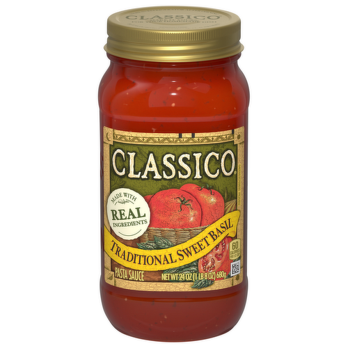 Classico Traditional Sweet Basil Pasta Sauce