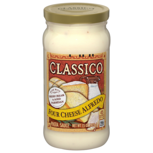 Classico Four Cheese Alfredo Pasta Sauce