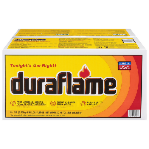Duraflame 6lb Firelogs 6 Pack