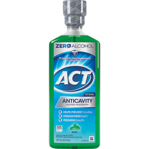 ACT Anticavity Mint Fluoride Mouthwash