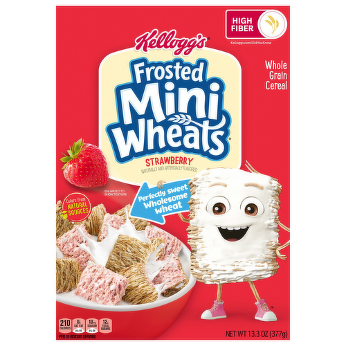 Kellogg's Strawberry Frosted Mini-Wheats Cereal