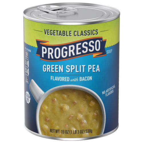 Progresso Vegetable Classics Green Split Pea Soup with Bacon