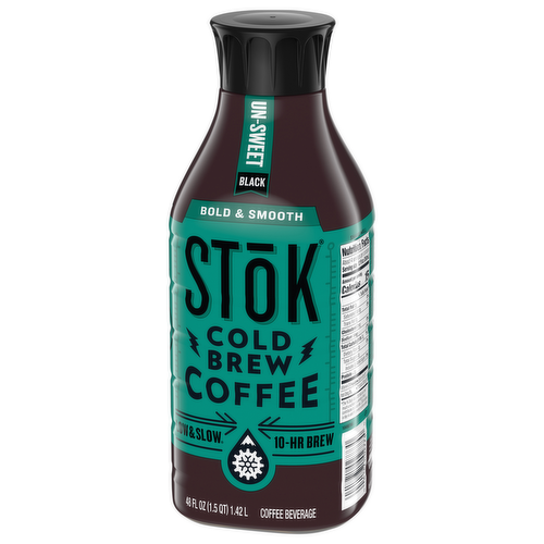Stok Un-Sweet Black Cold-Brew Coffee