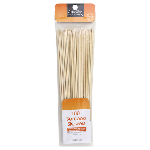 Essential Everyday Bamboo Skewers 9.75 Inch