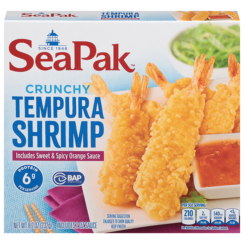 SeaPak Tempura Shrimp with Sweet & Spicy Orange Sauce