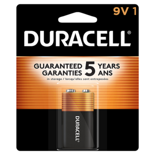 Duracell Coppertop 9V Alkaline Battery