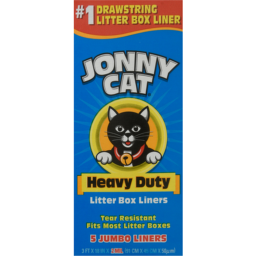 Jonny Cat Jumbo Heavy Duty Cat Litter Box Liners