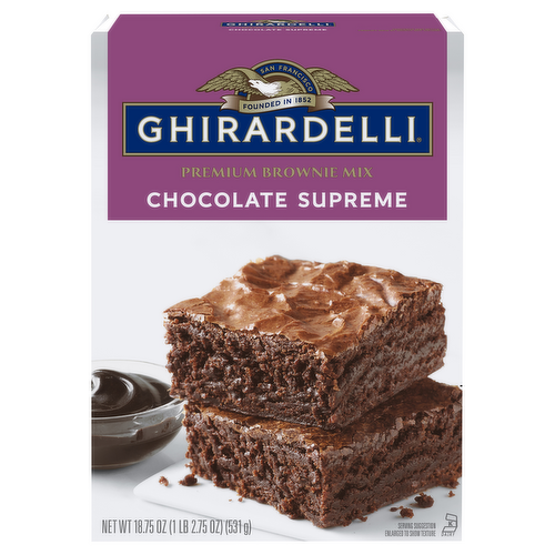 Ghirardelli Chocolate Chocolate Supreme Premium Brownie Mix