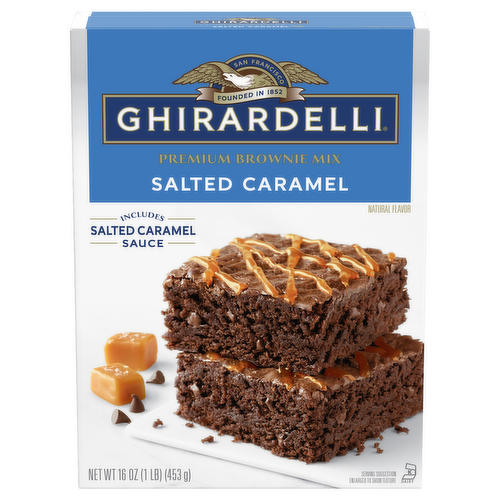 Ghirardelli Chocolate Salted Caramel Premium Brownie Mix