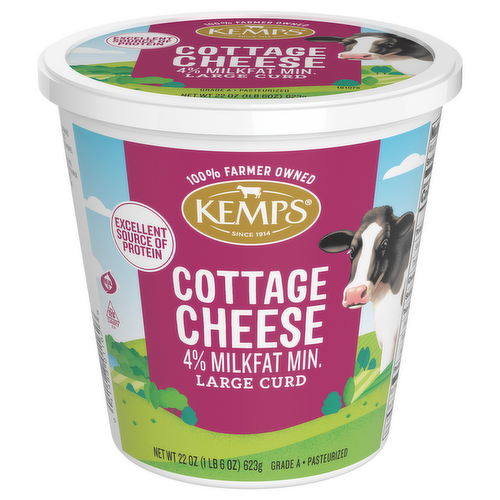 Kemps 4% Large Curd Cottage Cheese