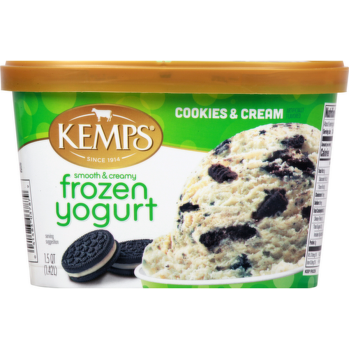 Kemps Cookies & Cream Frozen Yogurt