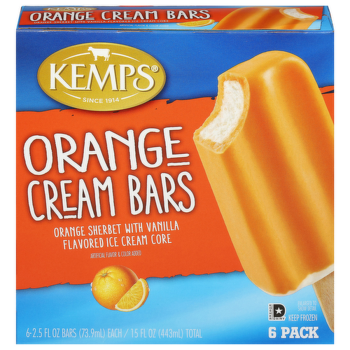 Kemps Orange Cream Ice Cream Bars