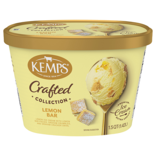 Kemps Crafted Collection Lemon Bar Ice Cream